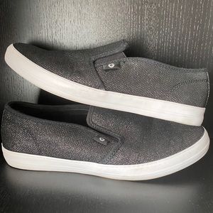 Guess Black Shimmer Slip On Sneakers